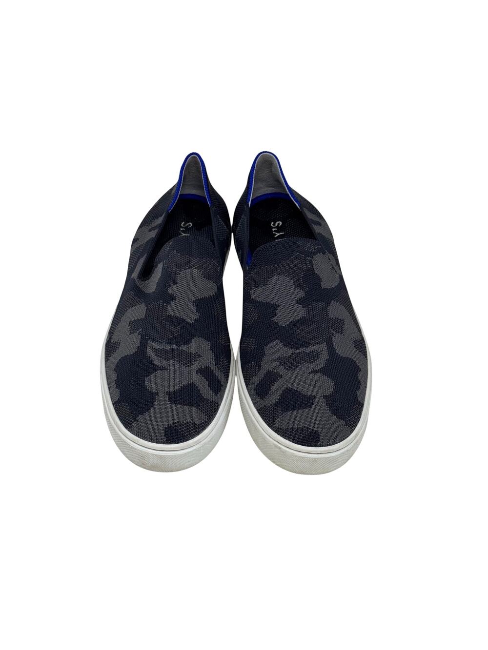 Rothy’s Gray Camo The Original Slip-On Sneakers Size 10